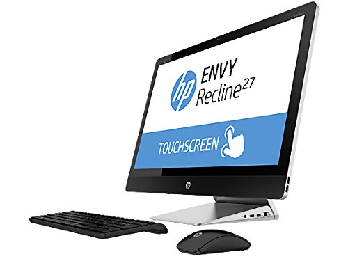 Image of HP 27 Inch All-in-One Desktop Computer, 8GB DDR3, 1TB Hybrid Drive, Intel i5, Windows, Beats Audio, WiFi
