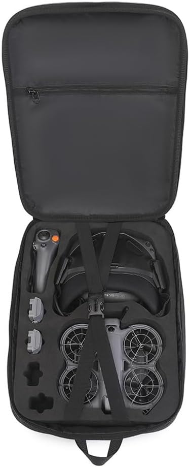 Backpack for DJI Neo 2 Goggles N3 Glasses Travel Backpack Shock-proof Case Storage Bag for DJI Neo 2 Drone, Remote Control and Batteries Accessories