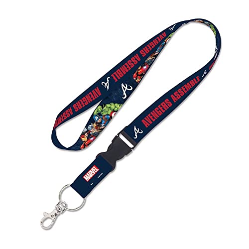 Lanyard Atlanta Braves Marvel fini les clés perdues grâce au clip détachable