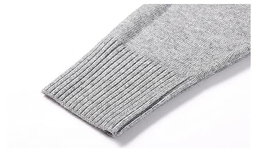 Men Woolen Knit Pullover V Neck Sweater Men Casual Jumper Pullover Solid Color Slim Sweater4