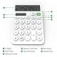 GUYUCOM Taschenrechner Groß Tasten, 12-Digit Taschenrechner Klein mit großem Display für Schule, Büro, Sensitive Taste, SOLAR & Battery DUAL Power Rechner