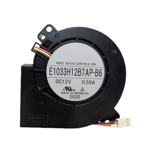 Ventilador SERVO E1033H12B7AP-B6 para solucionar sobrecalentamiento en fuentes de 12V