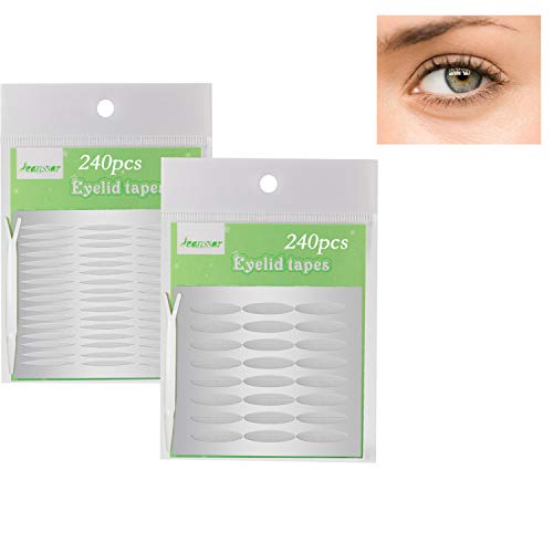 Eyelid Tapes Invisible Double-Sided Eyelid Stickers, Medical Fiber Eyelid Lift Strip Without Surgery, for Hooded, Droopy, Uneven, Mono-eyelids
