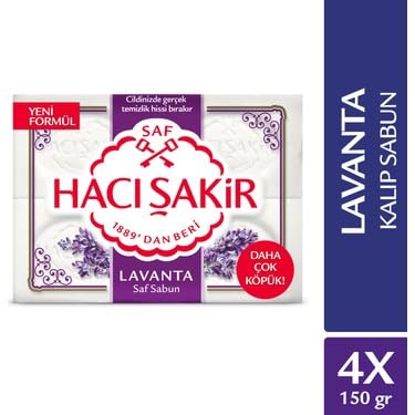 Hacı Şakir 4 Lü Banyo Sabunu Lavanta