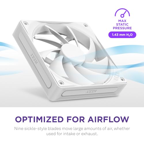 Image of F120Q - 120mm Quiet Airflow Fans - Single - White