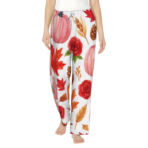 Pantalon de pyjama en polaire femme ample et chaud en flanelle douce