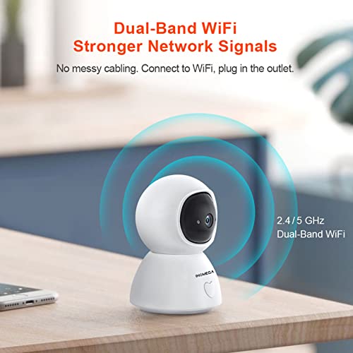 5G WIFI IK P Camera Night Vision 1080P Indoor Baby Monitor Video Surveillance Auto Tracking Home Security Camera sunyangde - Afbeelding 8