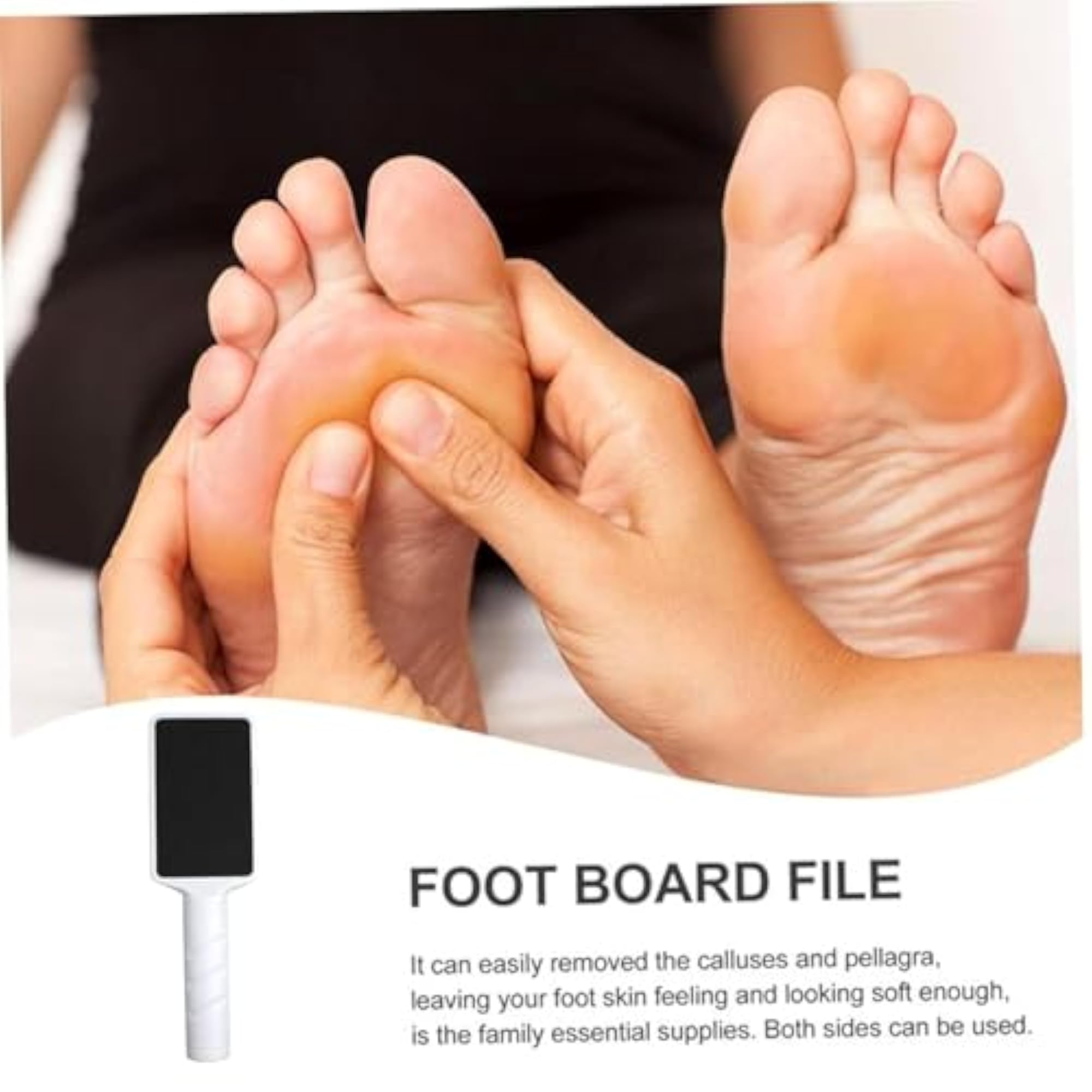 Foot Scrubber with Double Sided Rasp for Dead Skin