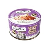 Fussie Cat Premium Canned Wet Cat Food in Goat Milk Gravy - 2.47 oz Cans - Case of 24 Cans (Tuna & Chicken)