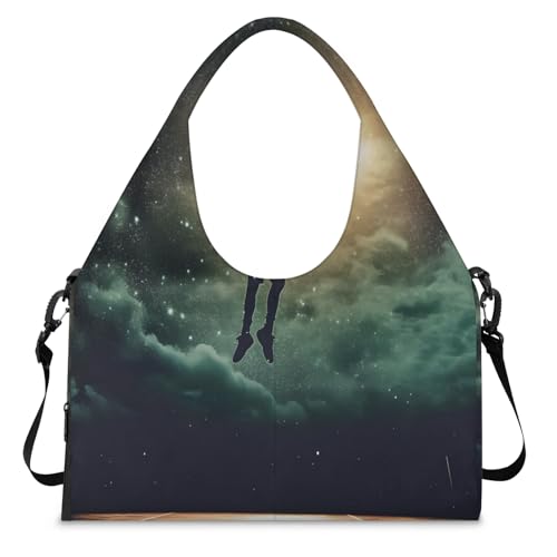 Bolsa de viaje Galaxy de alta resistencia con compartimento para calzado L 2