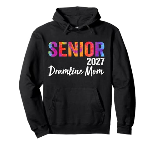 Senior Drumline Mom 2027 Marching Band Graduation Class 2027 Pullover Hoodie