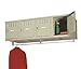 Tennsco 4-Person Wall-Mounted Locker - 48in.W x 18in.D x 12in.H, Sand, Model BS1-121812-4