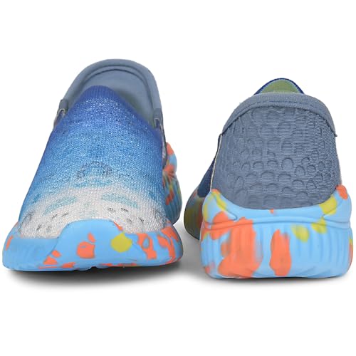 Image of Liberty Leap7x NITKID-13 Sports Non Lacing Running Shoes for Kids with EVA Sole | Suitable for Walking and Jogging | Comfortable Outsole | Memory Foam Insole Cushioned Footbed