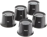 Paylak LP47995 Watchmakers Set of 5 Eye Loupe