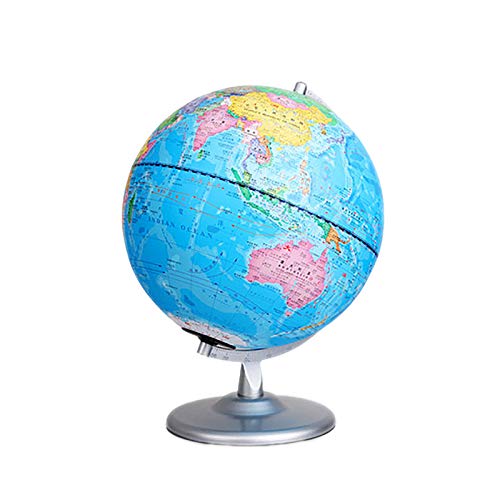 Preisvergleich Produktbild OMKMNOE Kinder Globus, Mit Tierabbildungen Durchmesser Globus Licht Und Inklusive Bebilderten Begleitheft Für Leuchtglobus Led Beleuchtung EIN Ausschalter,Blau