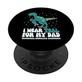 Photo Gallery nastro per la consapevolezza della nevralgia trigeminale con scritta "i wear teal for my dad popsockets popgrip intercambiabile Photo Gallery nastro per la consapevolezza della nevralgia trigeminale con scritta "i wear teal for my dad popsockets popgrip intercambiabile