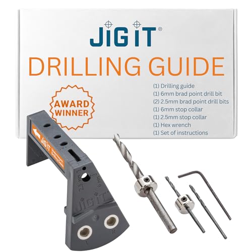JIG IT Undermount Drilling Guide - Durable ABS Plastic Drill...
