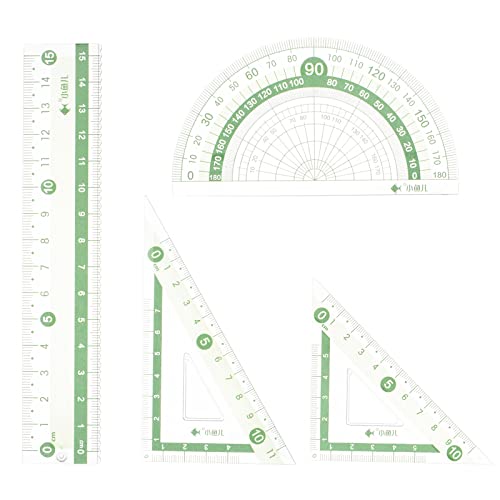 Règle droite de 15 cm verte pour fournitures scolaires et accessoires de traçage