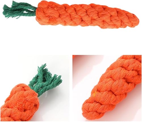 SSHUIKKAI 2 Stück Hundespielzeug Ostern, Kauspielzeug Welpe, Ostergeschenk Für Hunde, Hundespielzeug Welpe, für Kleine Mittelgroße Welpen(Orange Farbe)