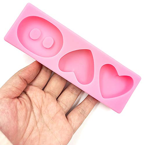 Cestony Maiale naso orecchie forma stampi in silicone per torta fai da te fondente biscotti biscotti sapone zucchero budino cioccolato caramelle dure dessert candela decorazione