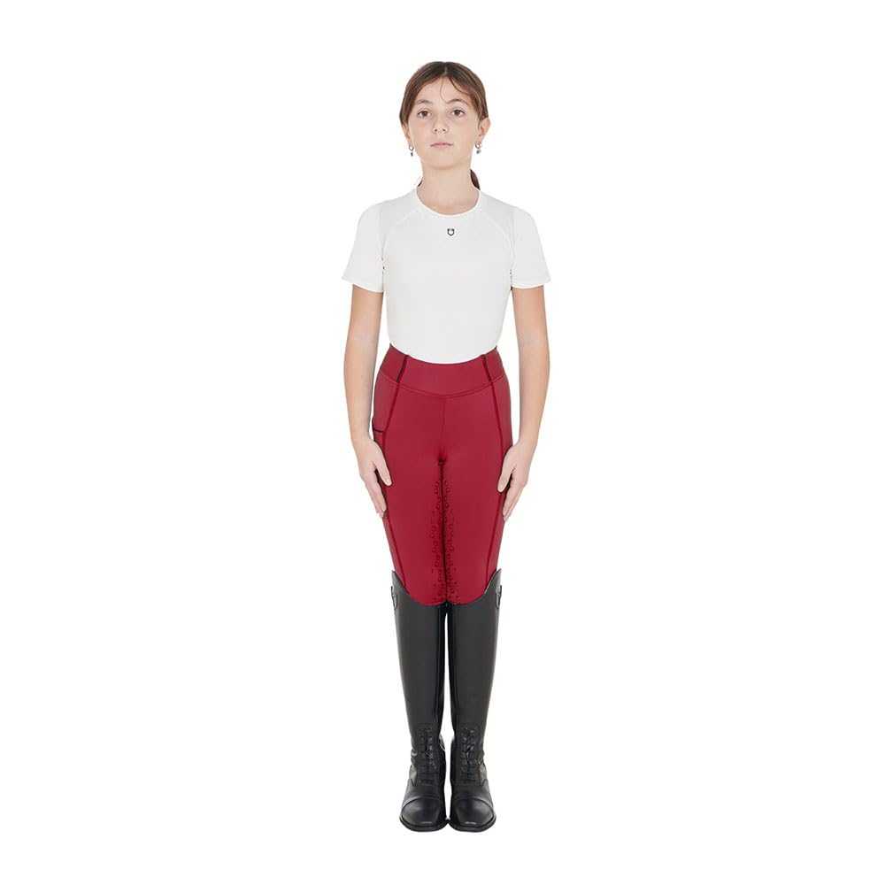 Leggings con fodera in pile per bambine: 8 anni, scooter (19-1863) AMAHORSE