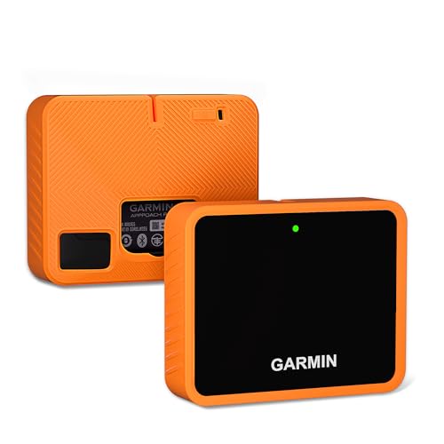 BliFulde Silicone Case Compatible with Garmin Approach R10 Golf Launch Monitor - with Screen Protector Film Shockproof Waterproof Dustproof Anti-Scratch Non-Slip (Orange)