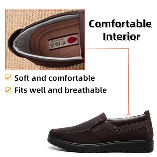 Men's Casual Loafer Comfort Lightweight Driving Travel Walking Flat Business Slip On Lace-Up Non-Slip Soft Sole Shoe2