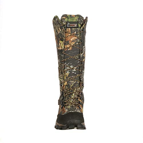 Image of ROCKY Men's Camouflage Waterproof Side-zip Snake Boots