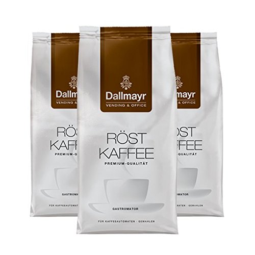 Dallmayr Vending & Office Röst Kaffee Gastromator, gemahlen, 1000g, 3er Pack