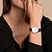 BUREI Women's Black Leather Watches Simple Fashion Luminous Watches, Easy Read,Gifts for Women and Nurse