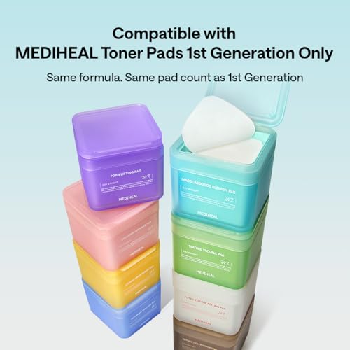 Image of (Only Refill) Mediheal Phyto Enzyme Peeling Pad (90 Pads) - Pore Tightening Pads to Control Sebum - Vegan Gauze Pad