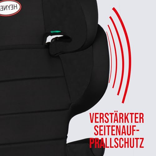 HEYNER® KIDS Kindersitz i-Size faltbar | mit und ohne Isofix nutzbar | Autokindersitz für 3,5-12 Jahre (100-150 cm)