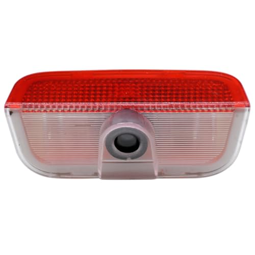 Image of KMH Ghost Shadow Light LED Projector Light Compatible with Macan | Warning Anti Rear end Collision | 3D Welcome Sensor Wireless Car Logo Design Puddle Lamp Light Car Door Entry - Pack of 1