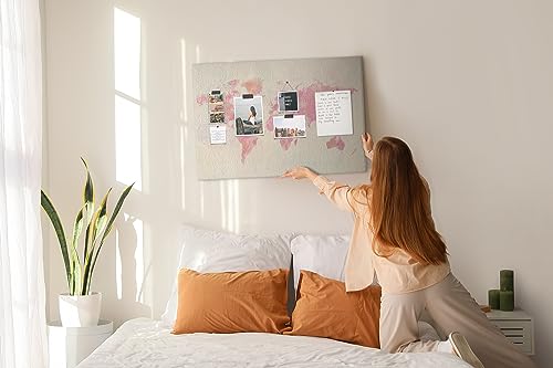 Tableau horizontal liège 100x70 pour organiser tâches, notes et rappels - 5