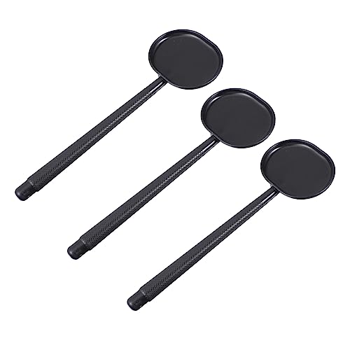 FRCOLOR Practical Plastic Eye Instruments 3pcs Handheld Eye Occluder Vision Test Tool Handle for Eye Exam