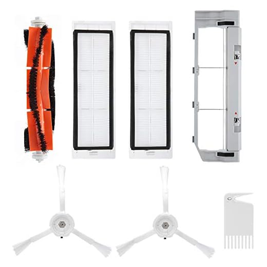 HEEPDD Kit de substituição de aspirador de pó robô, kit de substituição de filtro de escova principal, adequado para Xiaomi MIJIA Robot Cleaner