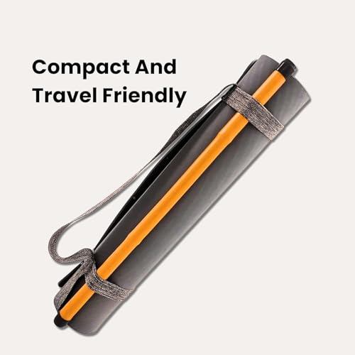 Image of Mini Fitness Stick - Portable Stick for Stretches, Yoga, Pranayama & Mobility (Yellow, 3ft)