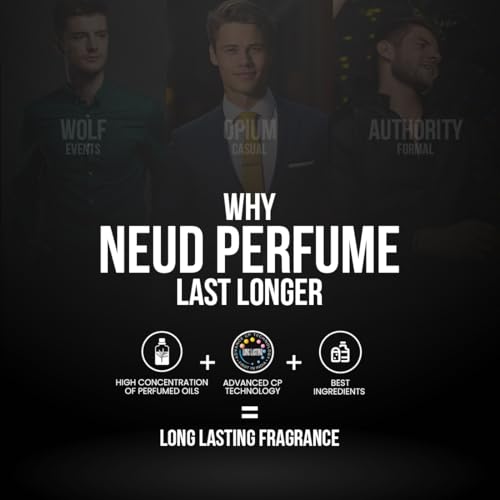 Image of NEUD Luxury Perfume Gift Set for Men - Long Lasting Eau de Parfum, Citrus, Lavender, Cedarwood Fragrance - 1 Pack (3 x 10ml Vials)