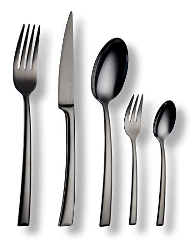 Cuberteria Acero Inoxidable Negro Marca ECHTWERK
