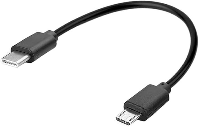 USB C to Micro USB Cable short 30cm - Type C to Micro USB Cord Compatible with Galaxy S7/S7, HTC One/10 and More