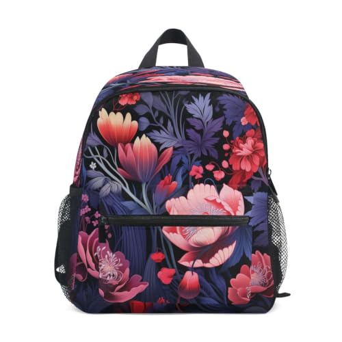 Sac d'école maternelle fleurs sauvages, le cadeau idéal de rentrée pour enfant de 3-8 ans