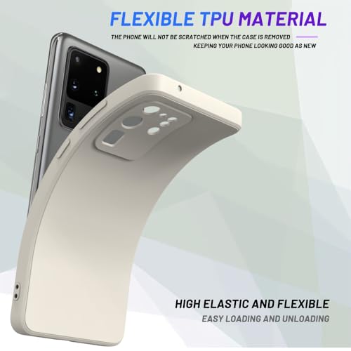 Image of for Samsung Galaxy S20 Ultra Case White, Scratch Resistant with Soft Touch, Slim Thin Phone Cover for Samsung Galaxy S20 Ultra