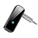 Produktbild Aux Bluetooth Adapter Auto,Bluetooth Aux Adapter,Drahtloser Aux Bluetooth 5.0 Adapter mit Freisprechanrufen Drahtloser 3,5mm Bluetooth Kfz Adapter für Auto und Heimstereosysteme