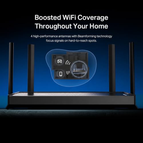 TP-Link Dual-Band BE3600 Wi-Fi 7 Router, Archer BE230 | 4-Stream | 2×2.5G + 3×1G Ports, USB 3.0, 2.0 GHz Quad Core, 4 Antennas | VPN, EasyMesh, HomeShield, MLO, Private IOT - image 6
