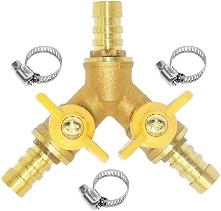 3/8" Plastic Barbed Shutoff Valve - Small Flow Control Valve For Tubing