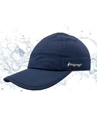 FROGG TOGGS Chilly Pro Cooling Hat Instant Cooling and Sun Protection Navy OS