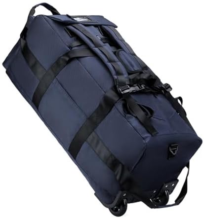 Rolling Duffle Bag with Wheels, 80L 28” Folding Duffle Backpack S...