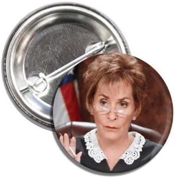 Judge Judy Baloney Collectible Button Badge Pinback