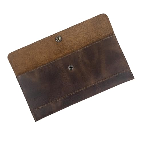 Hide & Drink, Travel Wallet Handmade from Full Grain Leather (Bourbon Brown)4