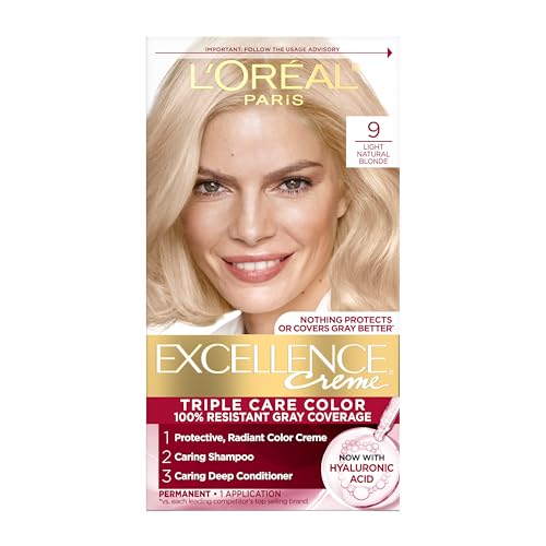 L'Oreal Paris Excellence Crème Permanent Hair Dye, Triple Care Hair